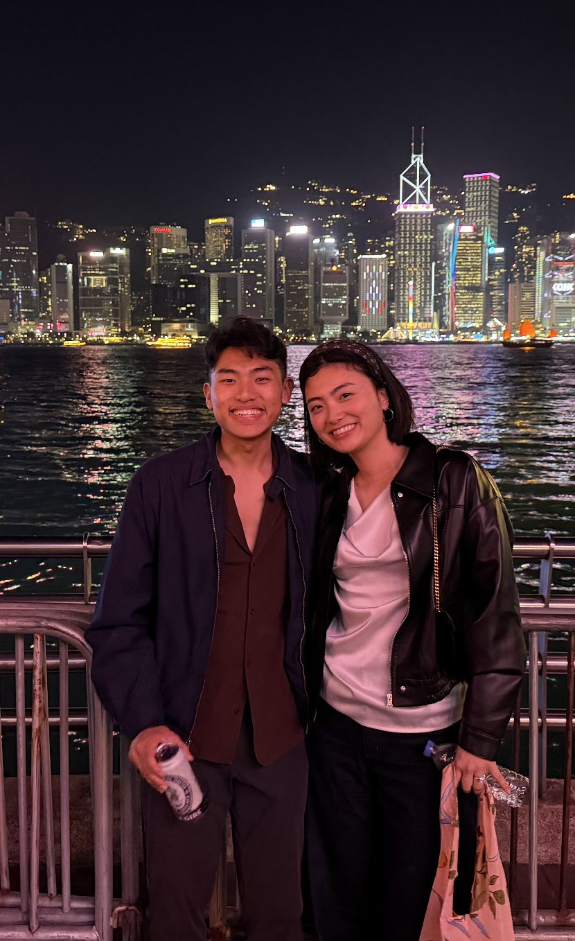 Hong Kong skyline at night