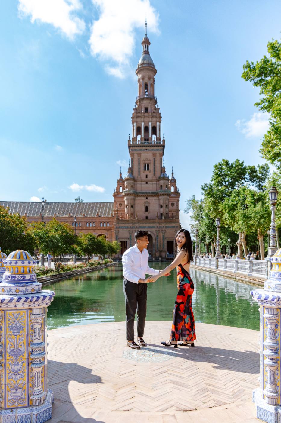 Rachel and Vinh in Seville